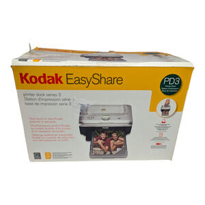 Kodak EasyShare PD3 Photo Printer Doc Series 3 Print One Touch TESTED